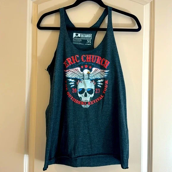 Eric Church Outsiders Revival tour tank top size M - Picture 1 of 3